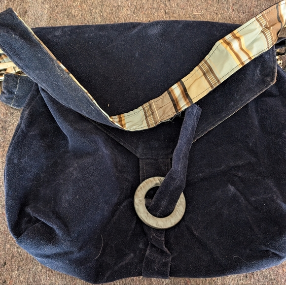 Handmade reversible messenger bag - Picture 4 of 6